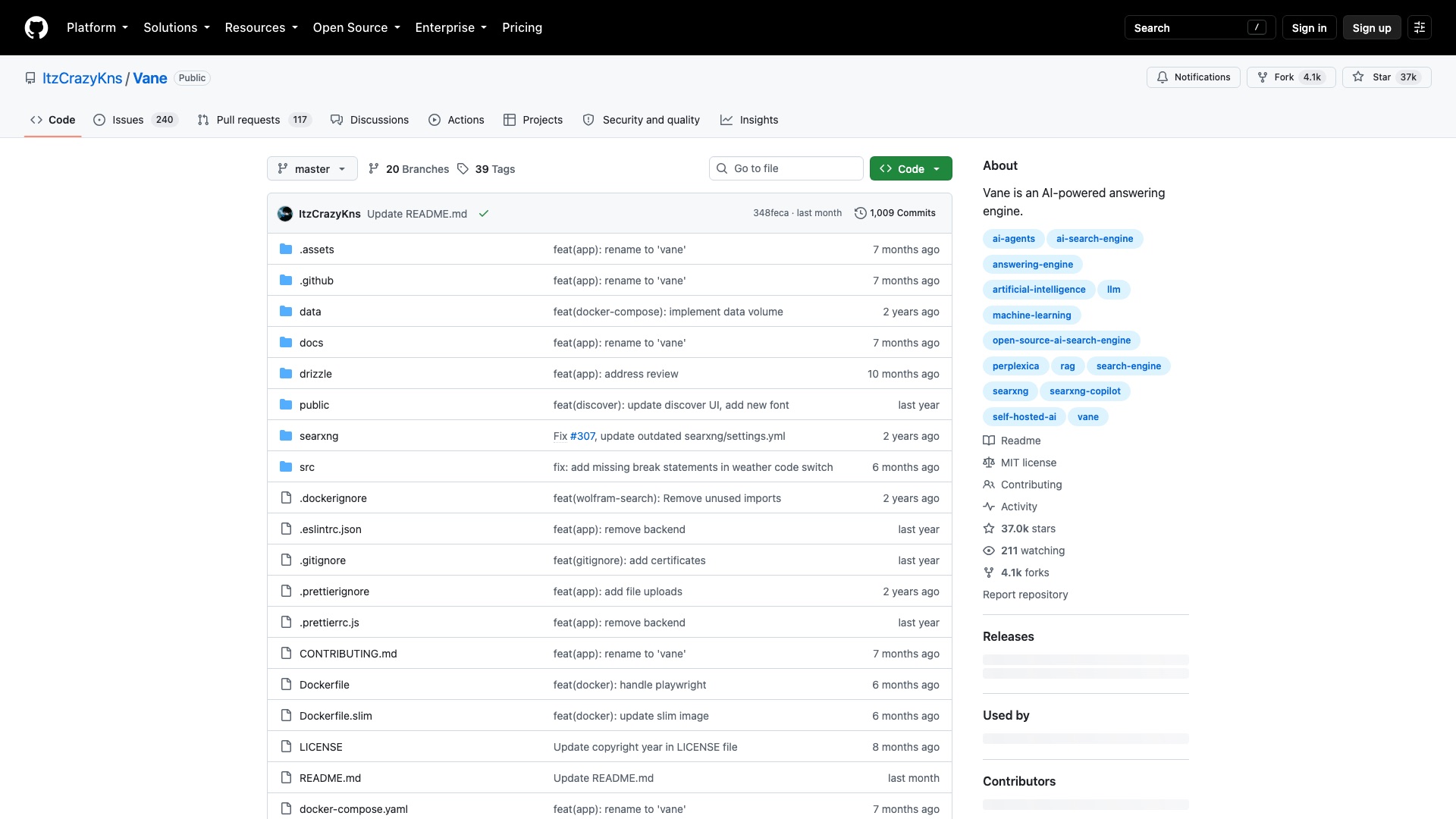 Vane on GitHub