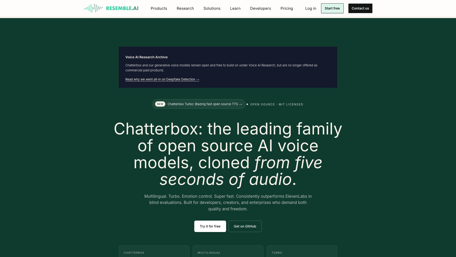 Chatterbox homepage